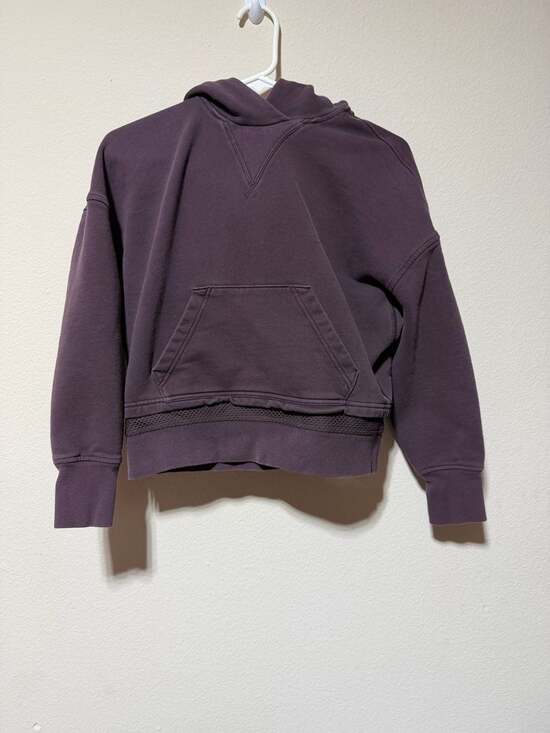 Lululemon Tops - Lululemon Warm Down Hoodie Pelt Purple Mesh Hem Pullover Size 4